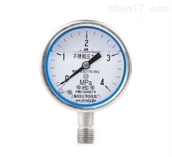 Y-60 -100 -150 BFZ不(bù)鏽鋼耐震壓力表