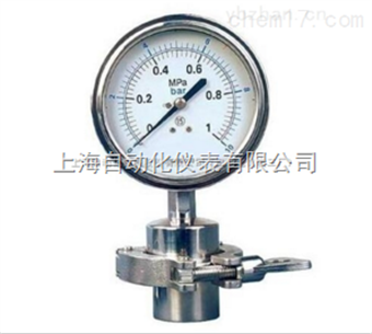 YM衛生(shēng)型隔膜壓力表