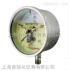 YXC-150BFZ不(bù)鏽鋼磁助式電(diàn)接點壓力表