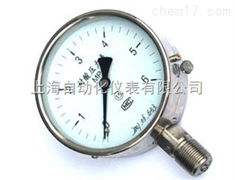 YTN-100一(yī)般耐震壓力表上(shàng)海(hǎi)自(zì)動化(huà)儀表四廠(chǎng)